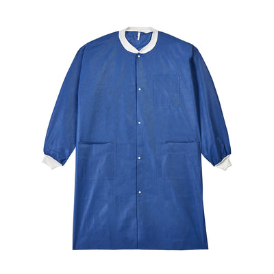 LabMates® Lab Coat, Large, Blue