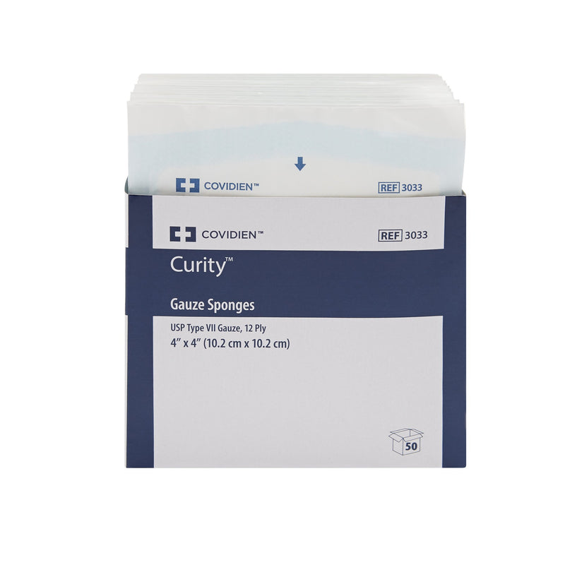 Curity™ Sterile USP Type VII Gauze Sponge, 4 x 4 Inch