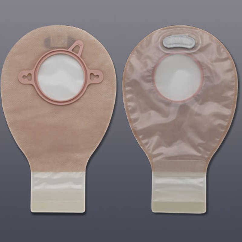 New Image™ Two-Piece Drainable Transparent Filtered Ostomy Pouch, 7 Inch Length, 1¾ Inch Flange