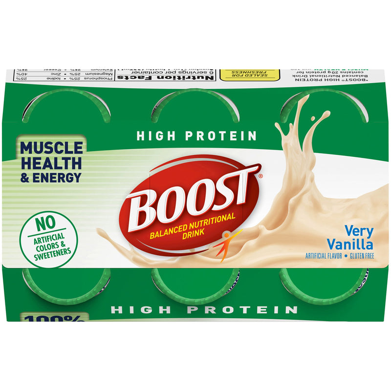 Boost® High Protein Vanilla Oral Supplement, 8 oz. Bottle