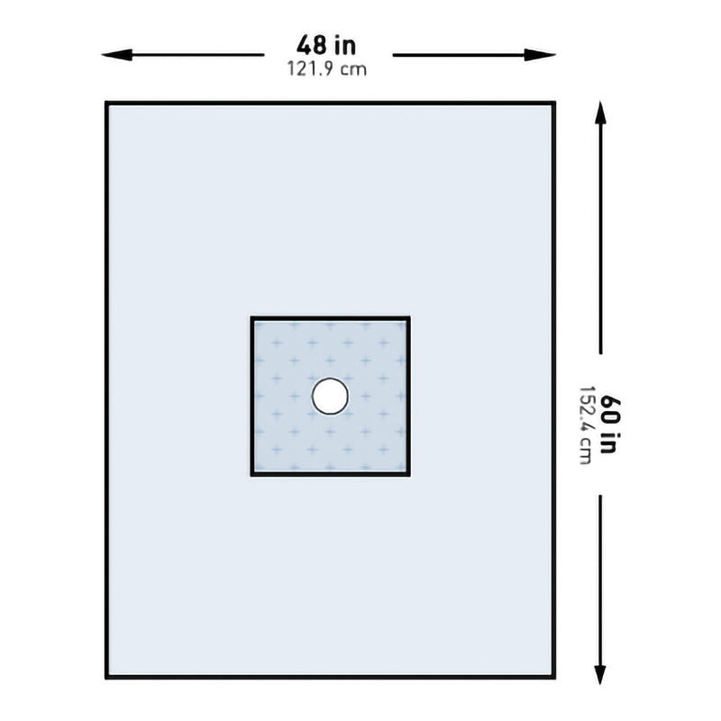 McKesson Sterile Minor Procedure Surgical Drape, 48 W x 60 L Inch