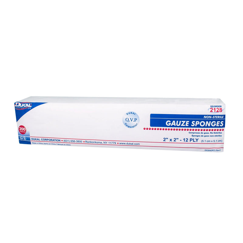 Dukal™ NonSterile Gauze Sponge, 2 x 2 Inch