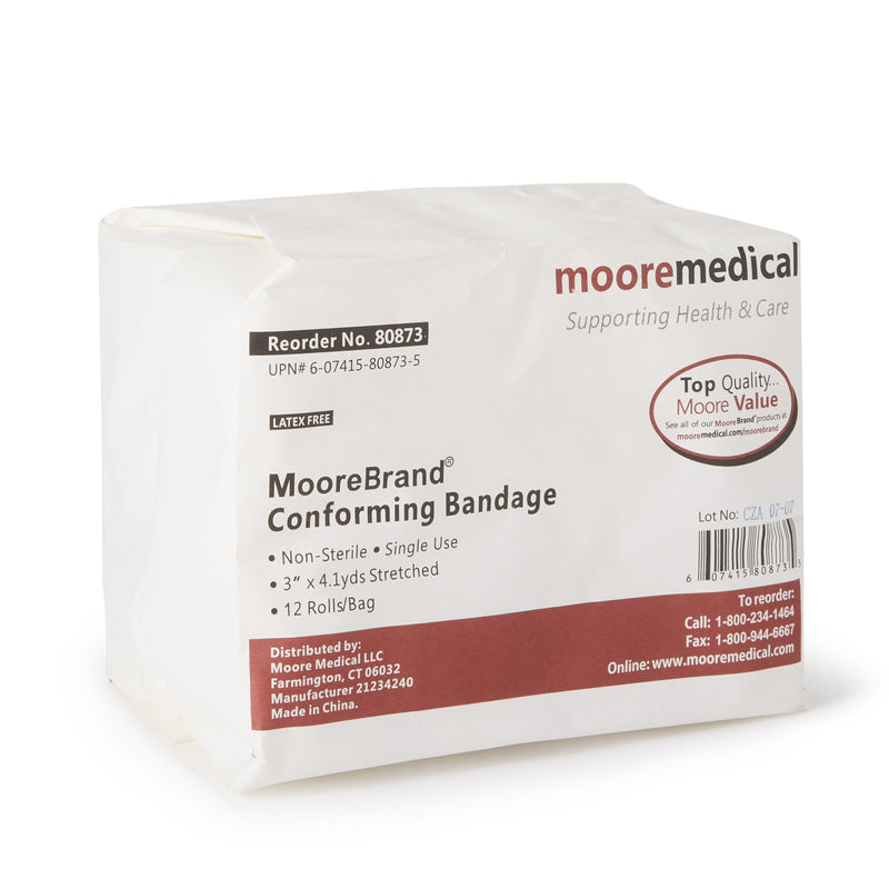 McKesson NonSterile Conforming Bandage, 3 Inch x 4-1/10 Yard