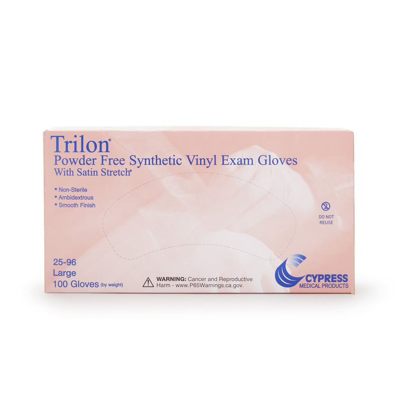 Trilon® Exam Glove, Large, Clear