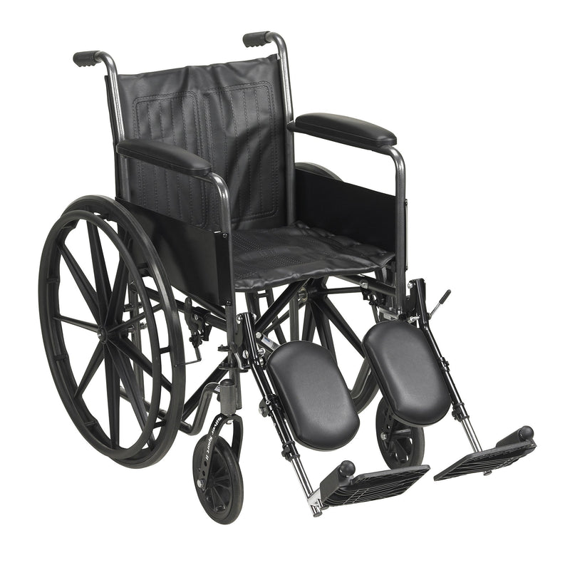 McKesson Wheelchair, 18 Inch Seat Width