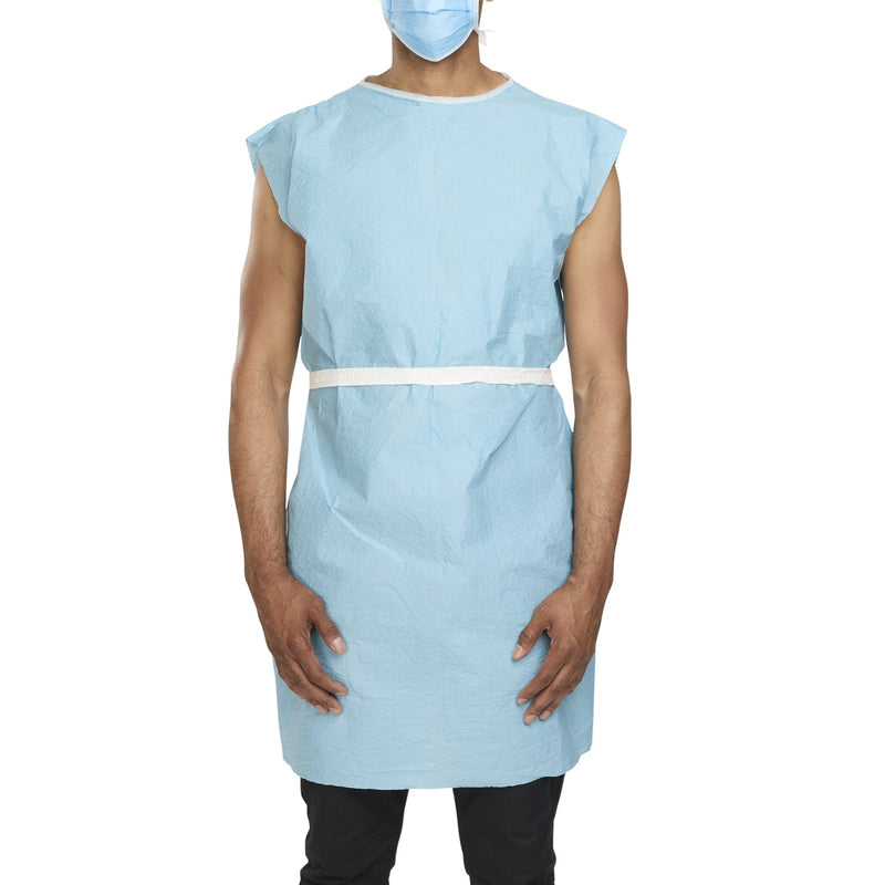 McKesson Exam Gown 30in. x 42in., Blue