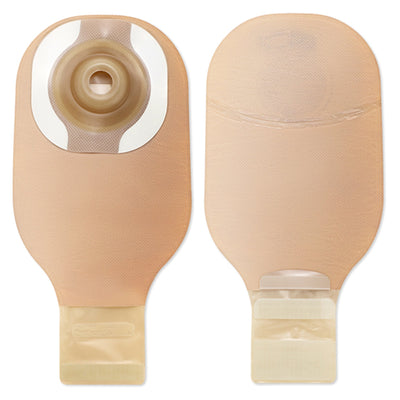 Premier™ One-Piece Drainable Beige Filtered Ostomy Pouch, 12 Inch Length, 3/4 Inch Stoma