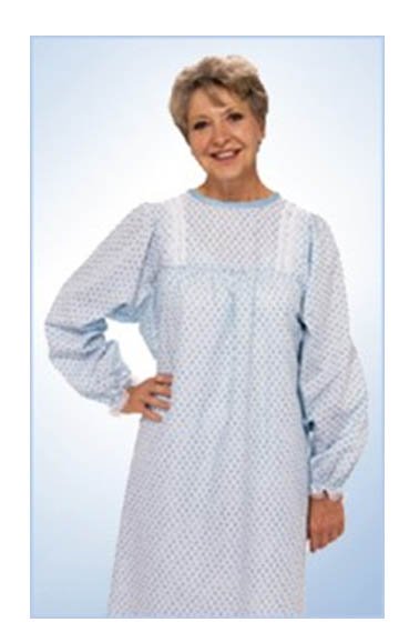 TieBack™ Patient Exam Gown, Geometric Print