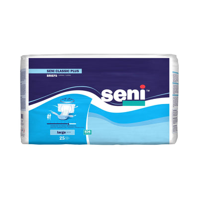 Seni® Classic Plus Moderate to Heavy Incontinence Brief, Large