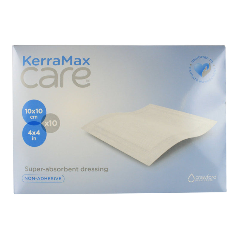 KerraFoam™ Gentle Border Silicone Foam Dressing, 4 x 4 Inch