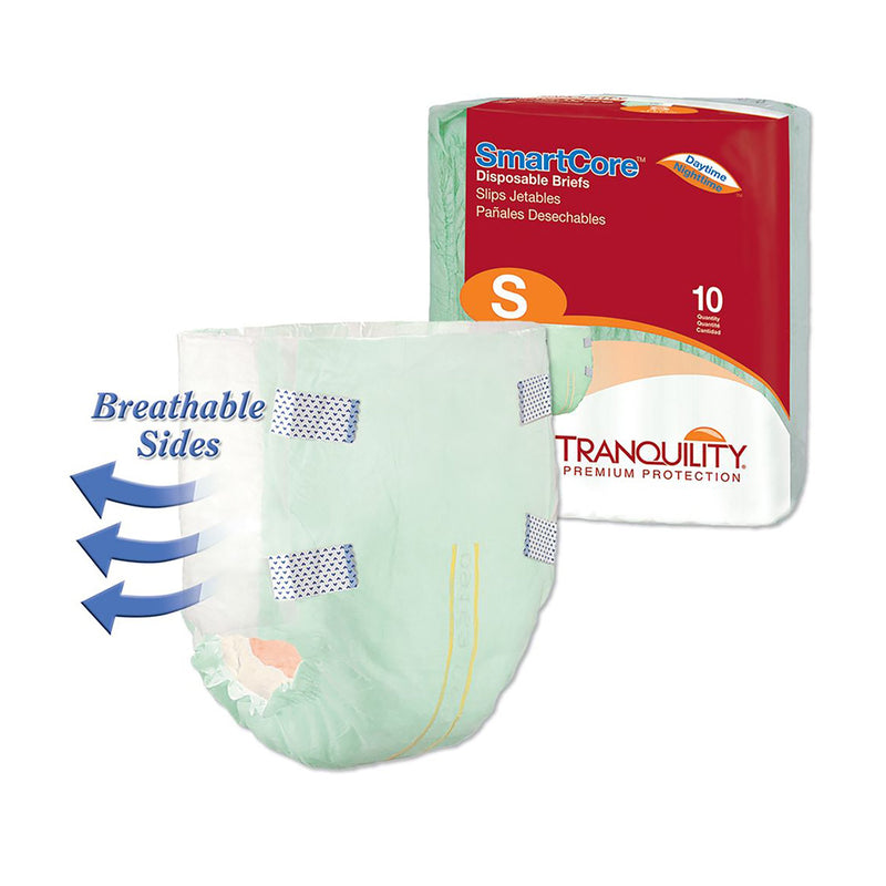 Tranquility SmartCore™ Maximum Protection Incontinence Brief, Small