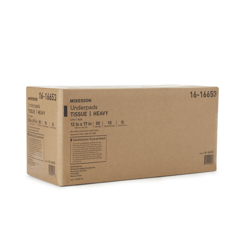 McKesson Procedure Underpad, 12 x 17 Inch