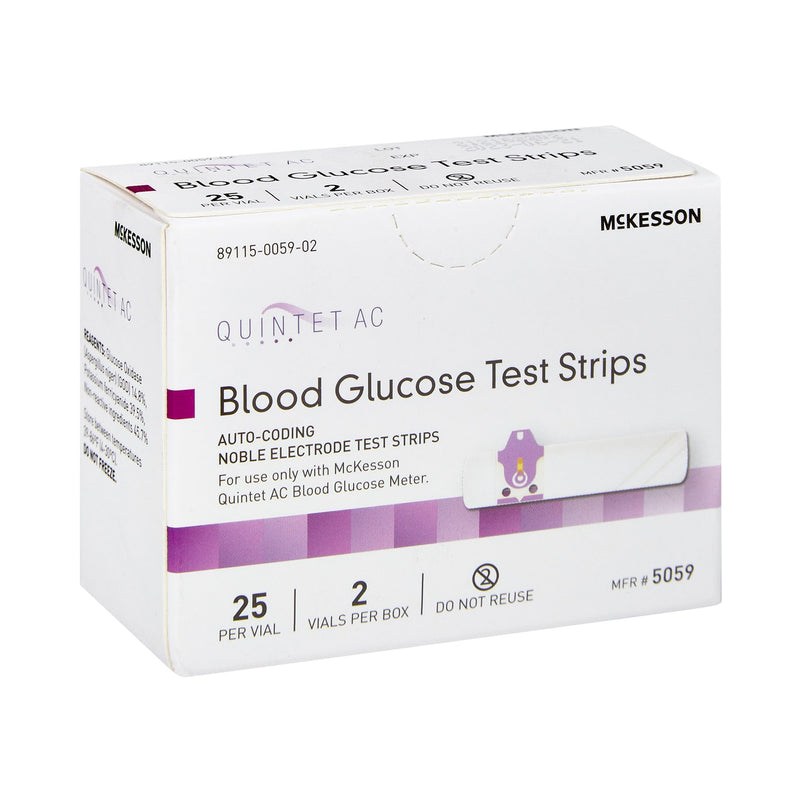 Quintet AC® Blood Glucose Test Strips