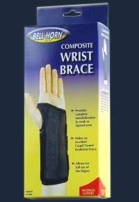 Composite Wrist Brace  Left X-Large  Wrist Circum: 8ë -9ë