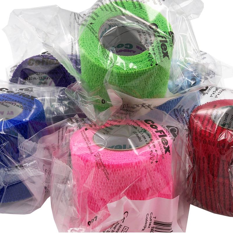 CoFlex® Self-adherent Closure Cohesive Bandage, 1 Inch x 5 Yard