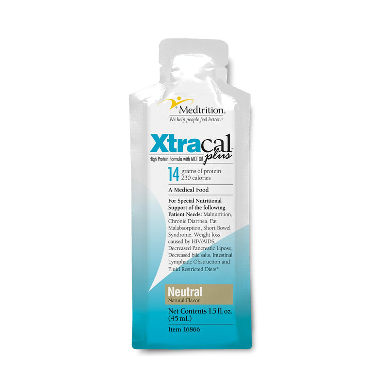 XtraCal™ Plus Unflavored Concentrate High Calorie Supplement, 1-ounce Packet