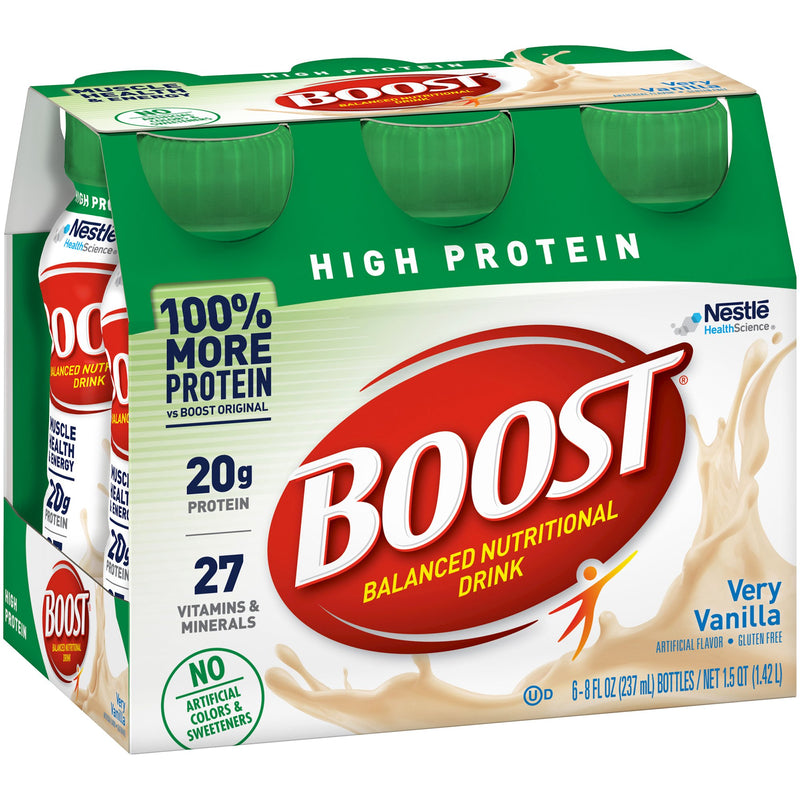 Boost® High Protein Vanilla Oral Supplement, 8 oz. Bottle