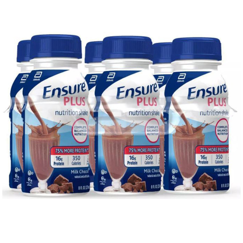 Ensure® Plus Chocolate Oral Supplement, 8 oz. Bottle