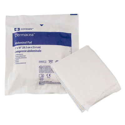 Dermacea™ NonSterile Abdominal Pad, 8 x 10 Inch
