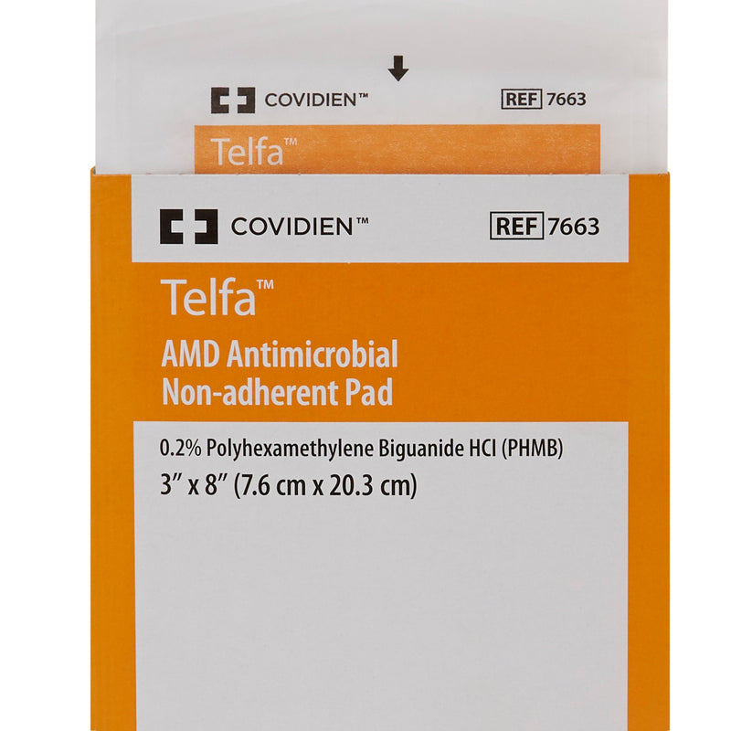Telfa™ Impregnated Antimicrobial Dressing, 3 x 8 Inch