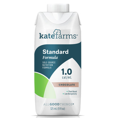 Kate Farms® Standard 1.0 Oral Supplement / Tube Feeding Formula, Chocolate Flavor, 11 oz. Carton