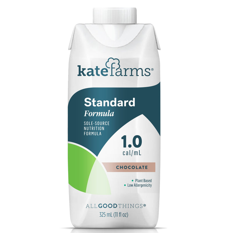 Kate Farms® Standard 1.0 Oral Supplement / Tube Feeding Formula, Chocolate Flavor, 11 oz. Carton