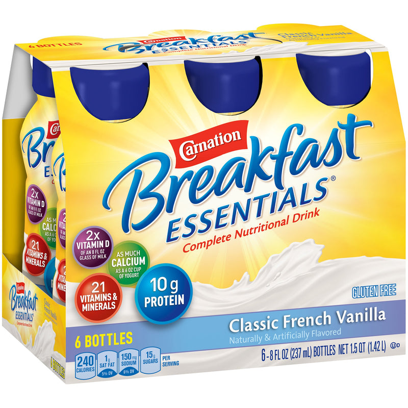 Carnation Breakfast Essentials® Vanilla Oral Supplement, 8 oz. Bottle