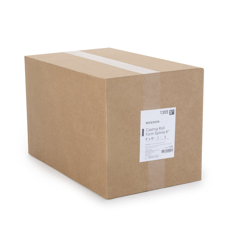 McKesson White Casting Roll Form Splints, 5 Inch x 15 Foot