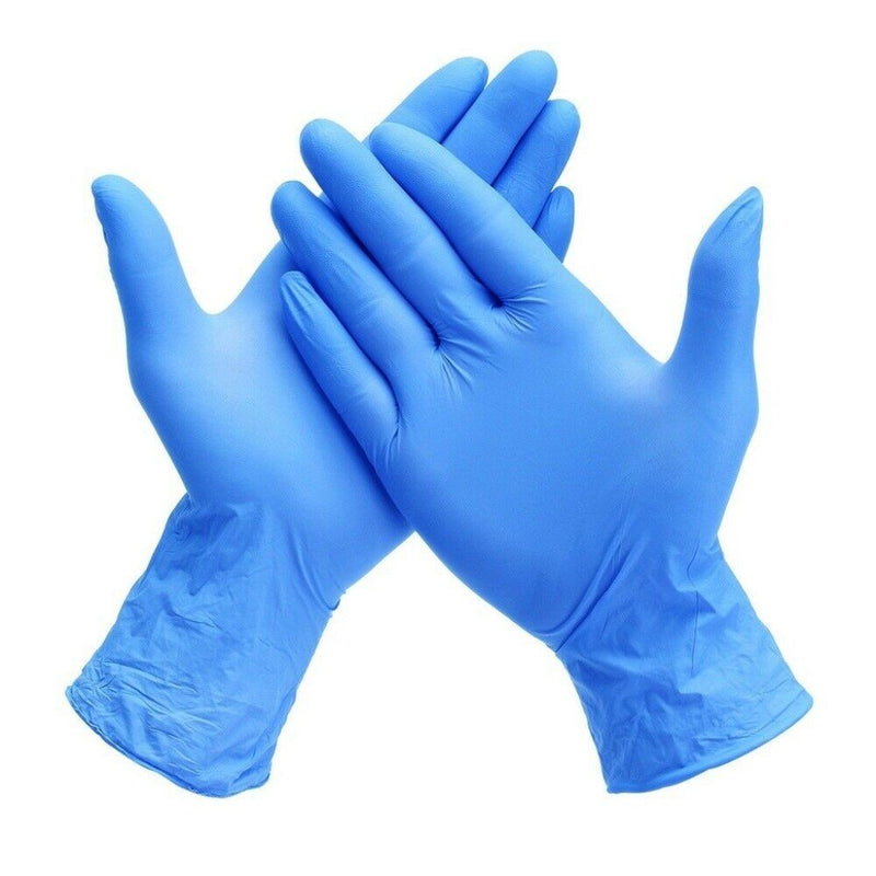 Box of Nitrile Exam Gloves, Powder Free, Latex Free (Blue), 100/Box