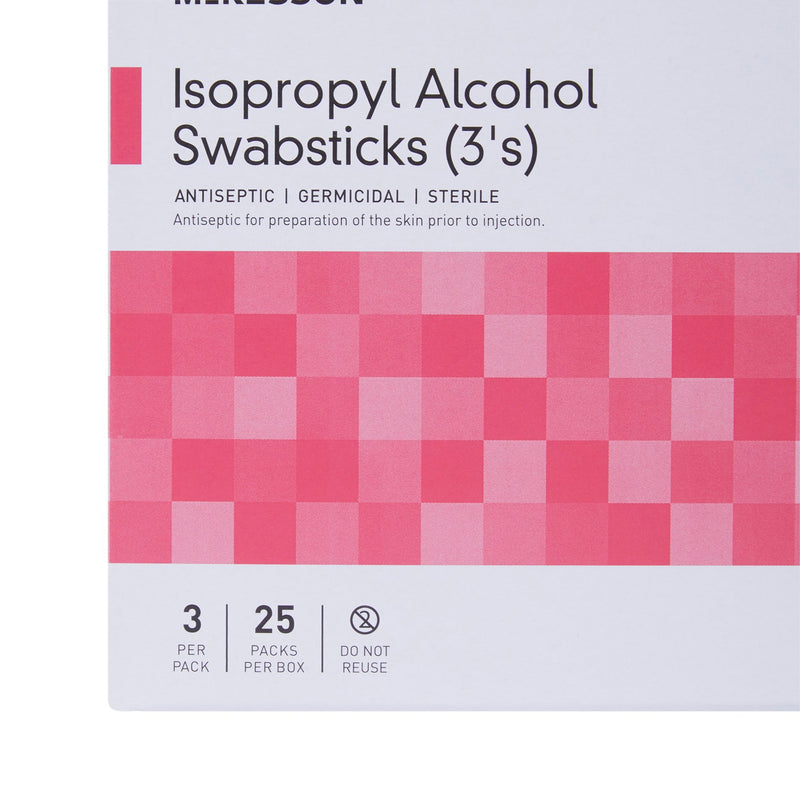 McKesson Impregnated Swabstick, 70% Isopropyl Alcohol