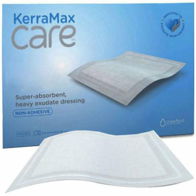 KerraMax Care® Gentle Border Super Absorbent Dressing, 4 x 4 Inch