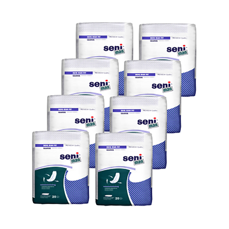 Seni® Man Moderate Absorbency Incontinence Liner, 15.7-Inch Length