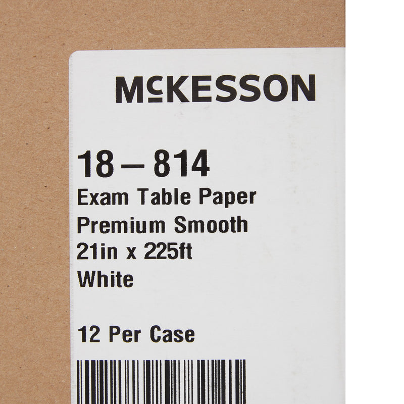 McKesson Smooth Table Paper, 21 Inch x 225 Foot, White