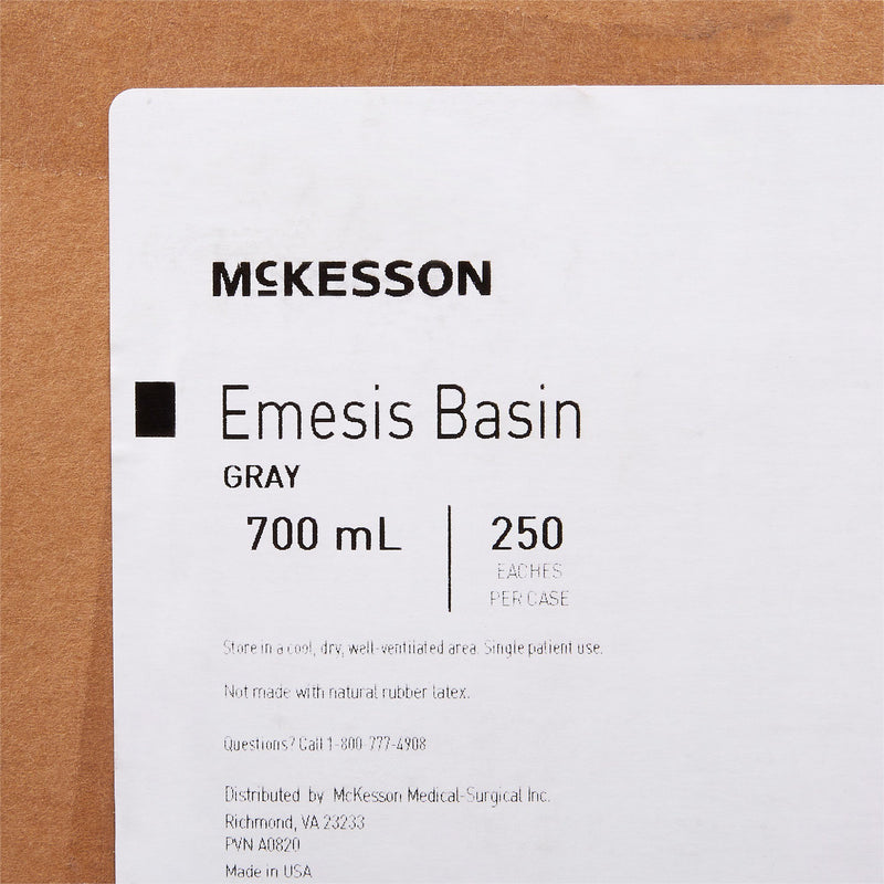 McKesson Emesis Basin, 700 mL, Gray