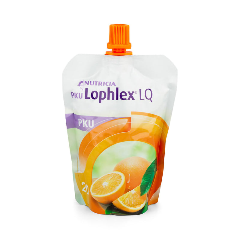 Lophlex® LQ Juicy Orange Flavor PKU Oral Supplement, 125 mL Pouch