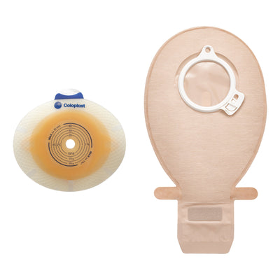 SenSura® Click Two-Piece Closed End Opaque Filtered Ostomy Pouch, 8½ Inch Length, 40 mm Flange