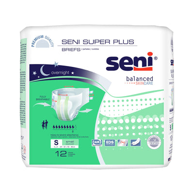 Seni® Super Plus Heavy to Severe Absorbency Incontinence Brief, Small