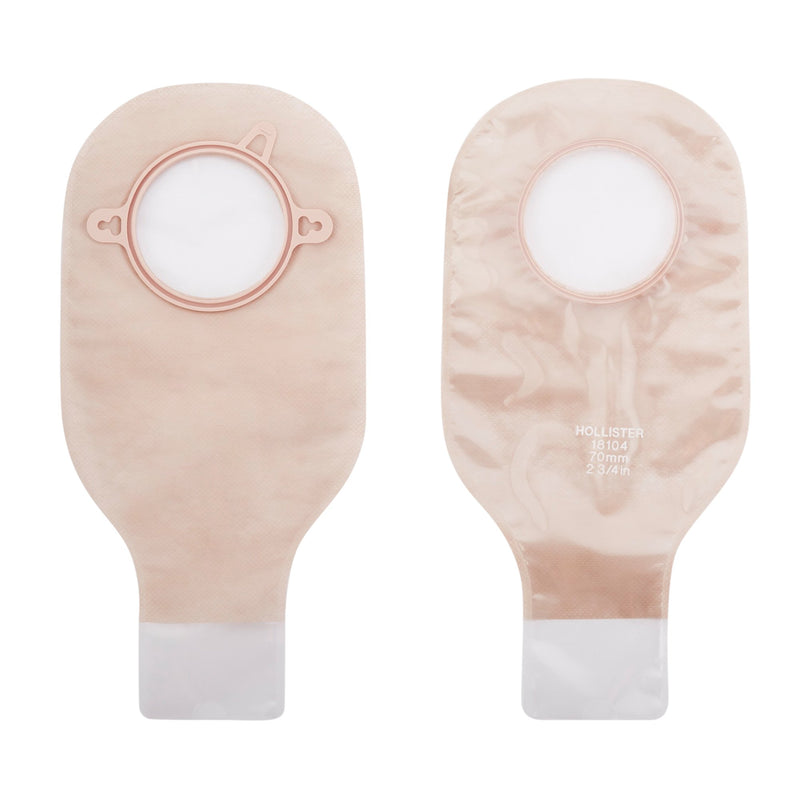 New Image™ Drainable Transparent Colostomy Pouch, 12 Inch Length, 2¾ Inch Flange