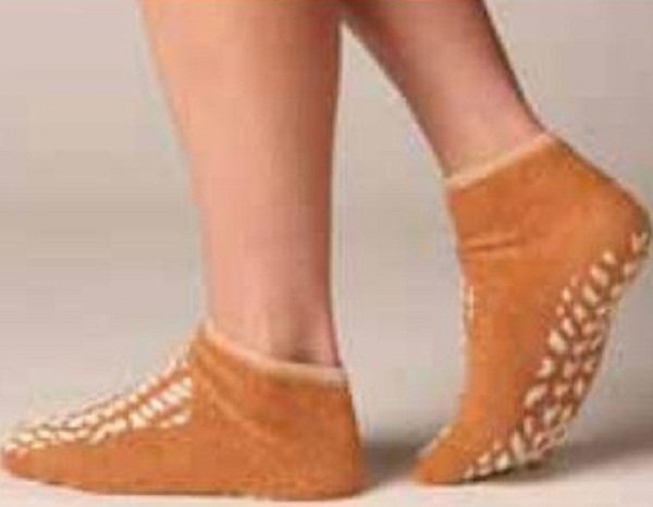 Terry Treads® Slipper Socks, Large