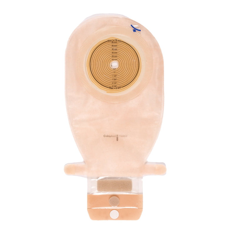 Assura® One-Piece Drainable Transparent Colostomy Pouch, 11½ Inch Length, 3/8 to 2¼ Inch Stoma