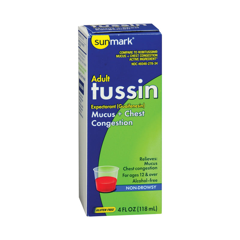 sunmark® Guaifenesin Cold and Cough Relief