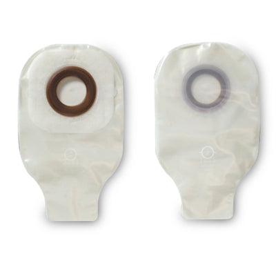 Karaya 5 One-Piece Drainable Transparent Ostomy Pouch, 9 Inch Length, Mini , 1½ Inch Flange