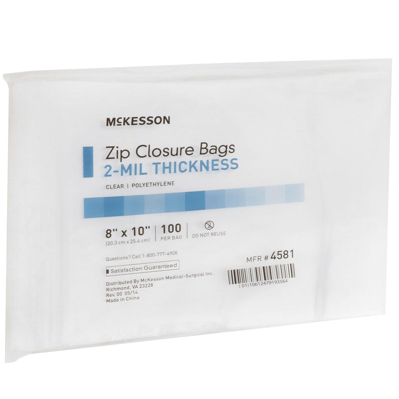 McKesson Zip Closure Bag, 8 X 10 Inches