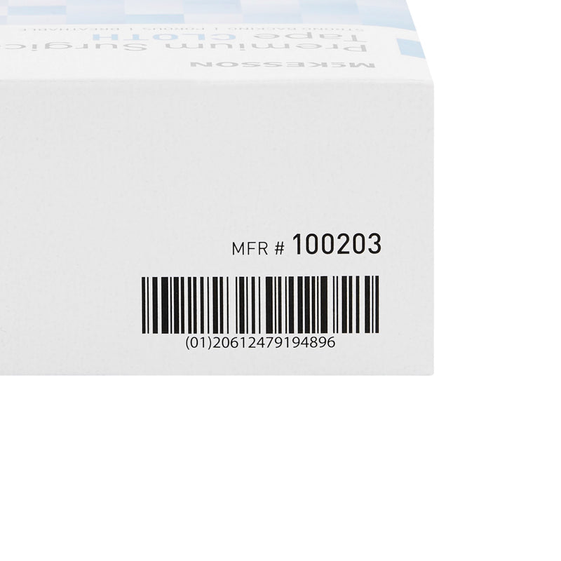 McKesson Silk-Like Cloth Medical Tape, 3 Inch x 10 Yard, White