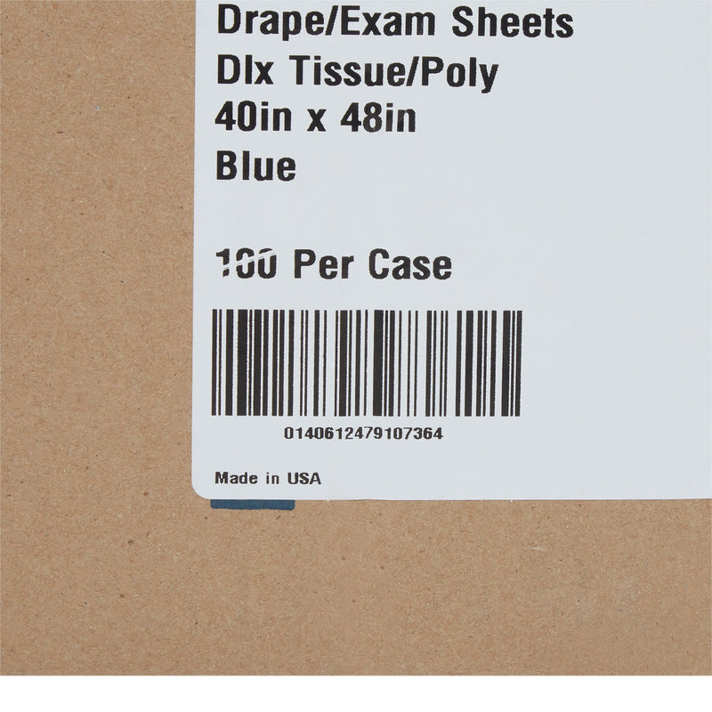 McKesson Nonsterile Physical Exam General Purpose Drape, 40 W x 48 L Inch