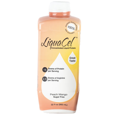 LiquaCel™ Peach Mango Oral Protein Supplement, 32 oz. Bottle