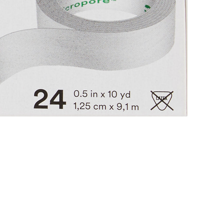 3M™ Micropore™ Paper Medical Tape, 1/2 Inch x 10 Yard, White