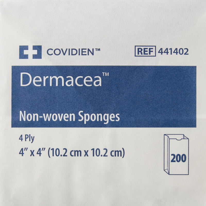 Dermacea™ NonSterile Nonwoven Sponge, 4 x 4 Inch