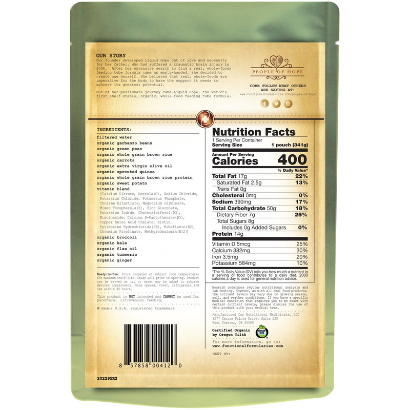 Nourish™ Vegetable / Rice Pediatric Oral Supplement, 12 oz. Pouch