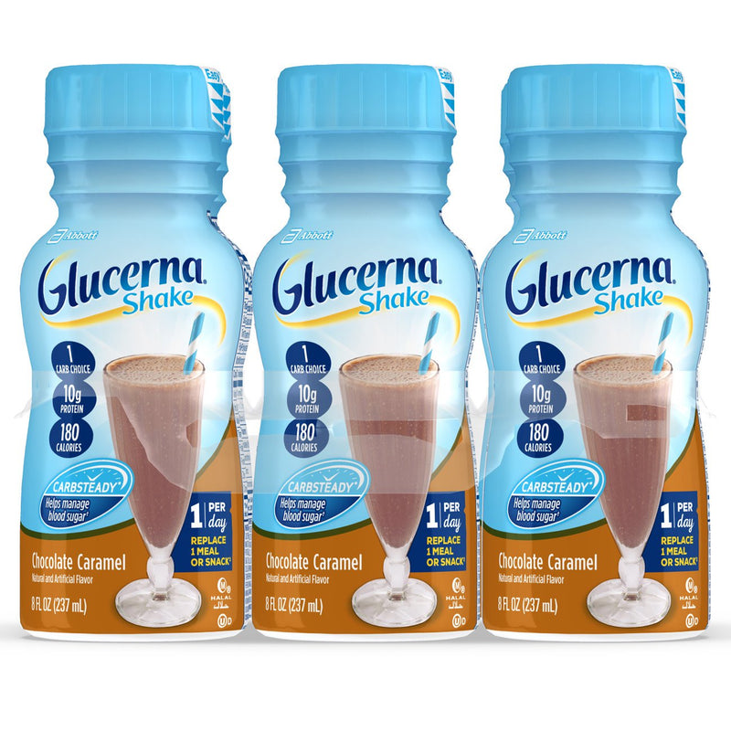 Glucerna® Shake Chocolate Caramel Oral Supplement, 8 oz. Bottle